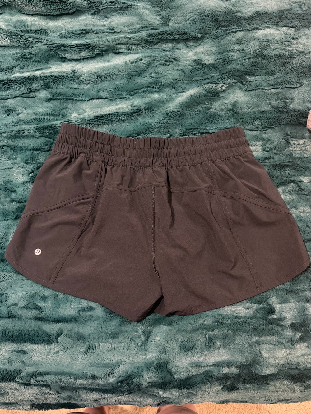 lululemon athletica black Running Shorts - Picture 2 of 3